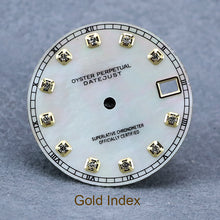 Load image into Gallery viewer, Pearl mother-of-pearl 28.5mm Rose gold diamond dial no luminous