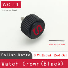 Load image into Gallery viewer, Stainless steel Watch crown