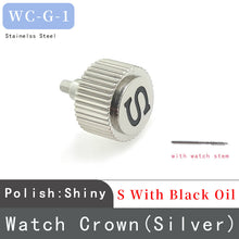 Load image into Gallery viewer, Stainless steel Watch crown