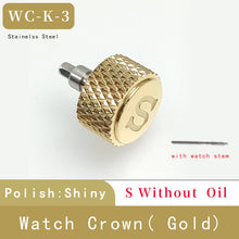 Load image into Gallery viewer, Stainless steel Watch crown