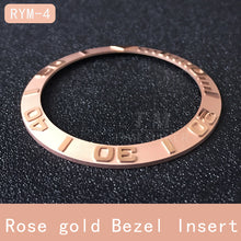 Load image into Gallery viewer, Sloped ceramic bezel insert 38*30.6mm Divers SUB Replacement