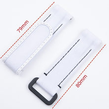 Load image into Gallery viewer, Daytona Black Submariner Omega Tudor Black Bay nylon Velcro canvas watch strap 20mm
