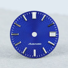 Load image into Gallery viewer, Guilloche Dial 28.5mm dial NH34 movement Mod
