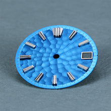 Load image into Gallery viewer, Guilloche Dial 28.5mm dial NH35/36 movement Mod
