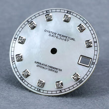Load image into Gallery viewer, Pearl mother-of-pearl  28.5mm gold diamond dial no luminous
