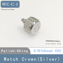 Load image into Gallery viewer, Stainless steel Watch crown

