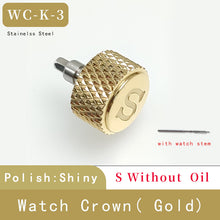 Load image into Gallery viewer, Stainless steel Watch crown
