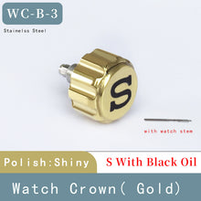 Load image into Gallery viewer, Stainless steel Watch crown
