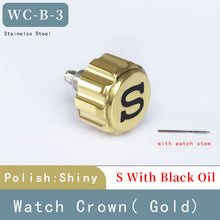 Load image into Gallery viewer, Stainless steel Watch crown
