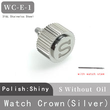Load image into Gallery viewer, Stainless steel Watch crown
